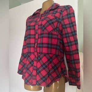 Sundance button down flannel shirt